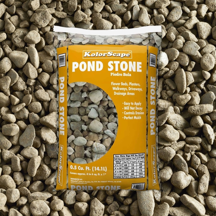 Pond Stone - Kolorscape 0.5 CF from Delukes Gardencenter