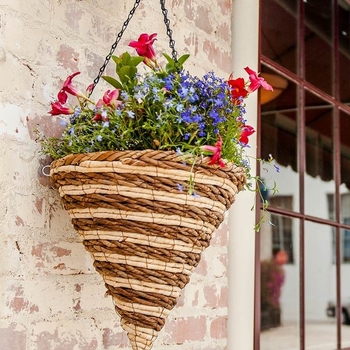 4 STRAND HANGER - 14 INCH CONE BASKET